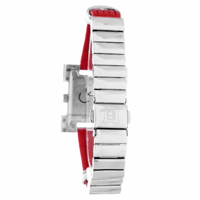 Laura Biagiotti LB0039L-04 - Damenuhr Quarz aus Edelstahl• Material: Edelstahl• Glas: Mineral• Armband: Leder-Stahl• Farbe: Silber• Wasserbeständigkeit: 0 m (0 ATM)• Gehäusegröße: 31 mm