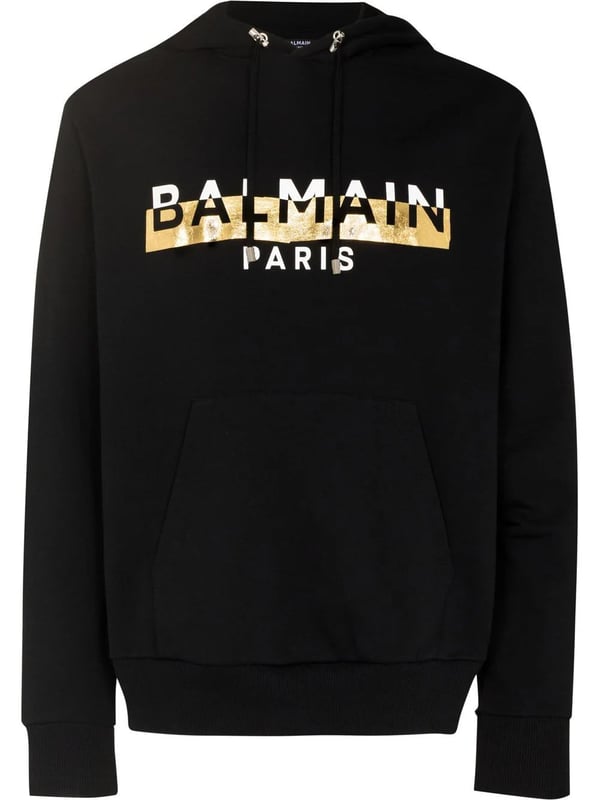 Balmain logo cheap print hoodie