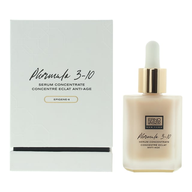 Erno Laszlo's Phormula 3-10 is a fast-absorbing repairing essence that delivers an invigorating boost of hydration to revitalize the complexion and prep the skin for subsequent treatments. This lightweight, water-like formula features a silky texture enriched with Swiss thermal water, which hydrates and soothes, promoting a toned and smooth appearance. Additionally, easily absorbed soybean extracts provide rapid hydration, ensuring your skin feels refreshed and rejuvenated.