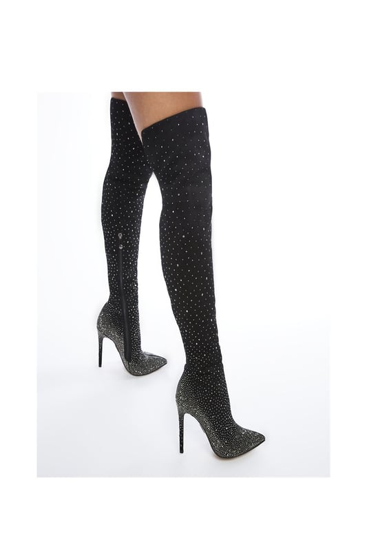 Stone over the knee boots 2025