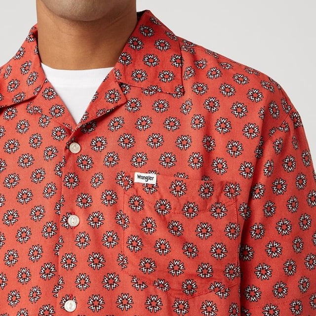 GB - Wrangler - RESORT-SHIRT PAPRIKA