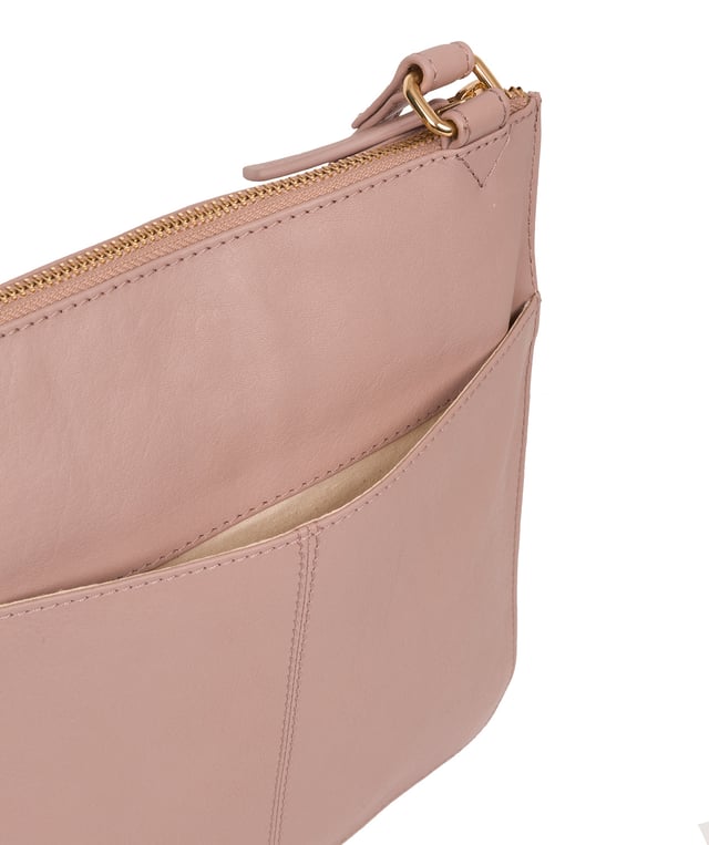 Blush pink leather bag shop