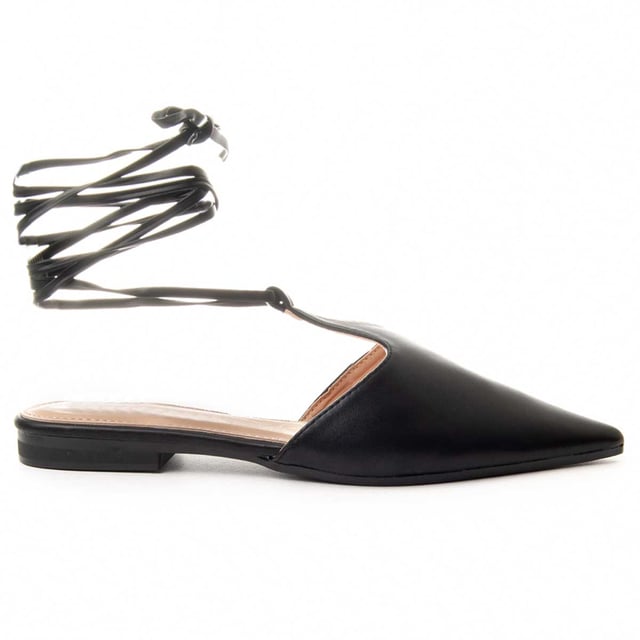Ballerina voor dames. Comfortabele pasvorm. Gepolsterde inlegzool. Antislipzool. Versterkte stiksels. Gefabriceerd door andere merken voor ons merk.