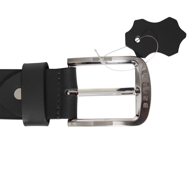These Designer Kruze Belts Feature a Shiny Silver Brushed Buckle and Loop. High Quality Thick Chunky Belts for Jeans 1.5'' Wide. Size from M (32" - 34")  waist to 3XL (48" - 50") waist