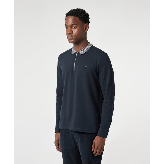 Long sleeve cheap farah polo