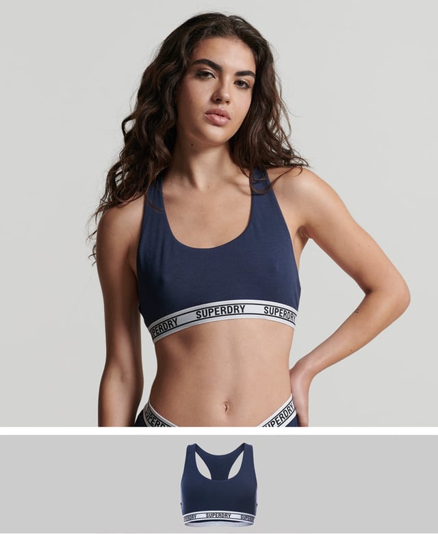 Superdry Organic Cotton Cropped Bralette