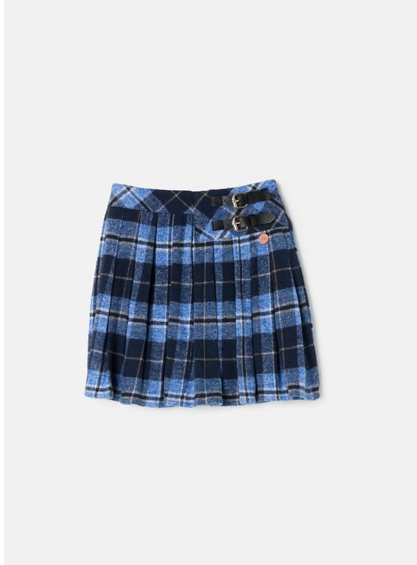 Preppy skirts are having a moment. Our brushed check kilt with double buckle detail looks fabulous worn with ankle socks and brogues. High school is calling! About me: 62% Cotton 38% Polyester Look After Me: Think Planet. Wash At 30C.