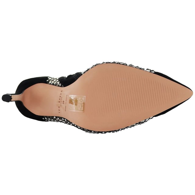 Ted Baker Junapah Crystal Mesh Womens Black Stiefel Ted Baker Junapah Crystal Mesh Womens Black Stiefel