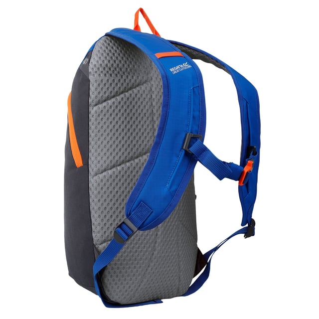 Material: Polyester. Denier: 600D. Capacity: 25L. Pockets: Bottle, 1 Front Pocket. Compartments: 1 Main Compartment. Suitable for: 16in Laptop. Adjustable Sternum Strap, Air Mesh Back, Grab Handle, Padded, Padded Adjustable Shoulder Straps, Zip Pullers. Fabric Technology: Durable, Water Repellent. Design: Logo, Reflective Detail. Fastening: Zip.