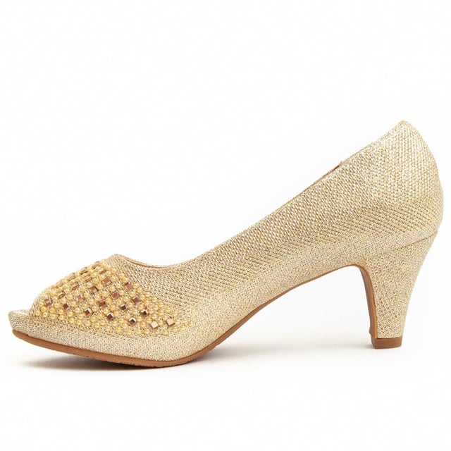 Schoenen met hoge hakken voor dames. Comfortabele pasvorm. Geproduceerd door andere merken voor ons merk. Afmetingen bij benadering: 6 cm hak.