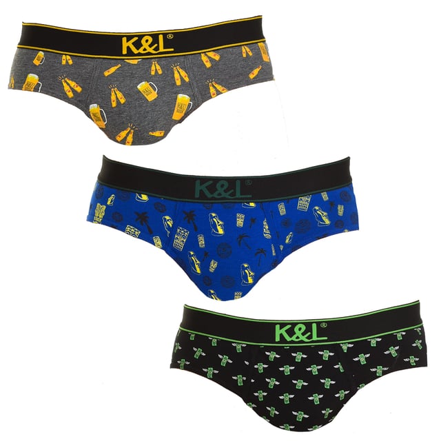 Pack-3 Boxers Kisses&Love
 Elastic rubber waistband.
 Detail of the brand name on the waistband.
 Breathable fabric.
 Anatomical front with the ability to hold without squeezing.
 Seams seen in tone.
 Composition: 95% Cotton, 5% Elastane
 Care:
Care:
 - Wash at max temperature. 40º.
 - Do not use bleach.
 - Do not use dryer.
 - Do not iron.
 - Do not dry clean.