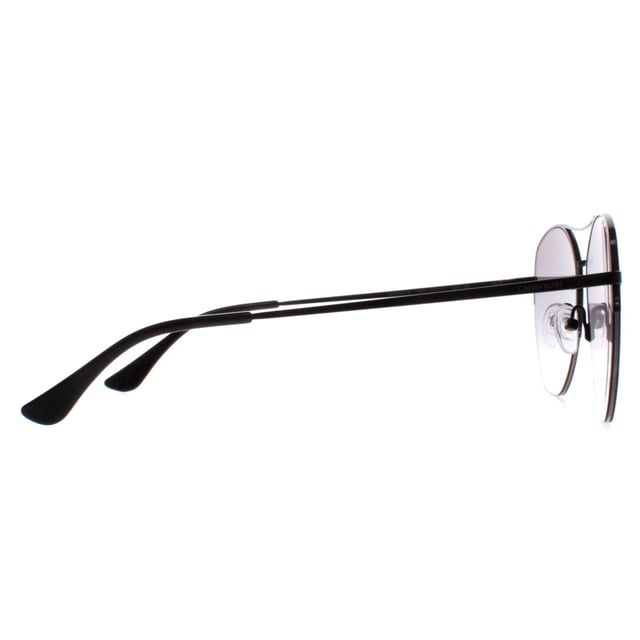 Calvin Klein Aviator Mens Black Grey Gradient CK20121S  Sunglasses are a modern round style crafted from lightweight metal. The silicone nose pads and double bridge ensure an all round comfortable fit. Slender temples feature the Calvin Klein logo for authenticity.