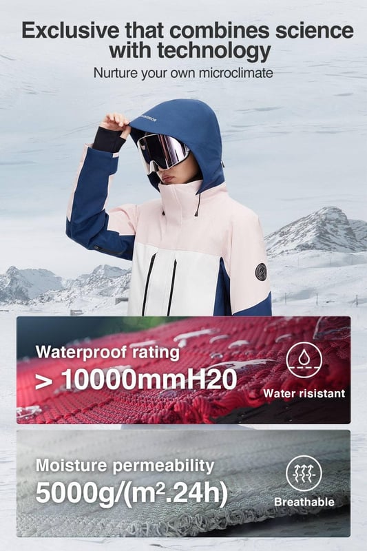 Experience ultimate performance and luxury with the Goose Down Ski Jacket. Featuring advanced DERMIZAX fabric, RECCO rescue technology, and 800+ fill power goose down, this jacket ensures superior warmth, comfort, and freedom of movement for all your skiing adventures.

DERMIZAX™ FABRIC: Waterproof and breathable membrane perfect for winter sports.

HEAT STORAGE TECHNOLOGY: Inner lining uses knitted silver-coated thermal fabric that reflects and retains heat, increasing warmth for the wearer by 2.7°C.

DELUXE 800+ FILL GOOSE DOWN: Ultra-light insulation of exceptional quality, seamlessly blending trench coat design features with optimal warmth.

THE RECCO® REFLECTOR: Safety signal for rescue, providing security for expedition.

DOWN AIR CIRCULATION SYSTEM: Patented technology for enhanced breathability and warmth.

SNOW SKIRT: Prevents snow from entering under jacket.

UNDERARM ZIPPER: Helps vent excess body heat when on the move.