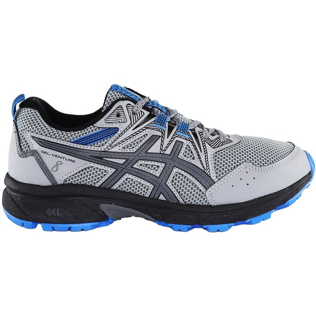 Mens grey hotsell asics trainers