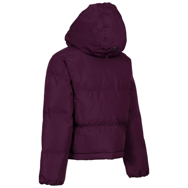 Bündchen: Elastisch. Mit Kapuze. Langärmlig. Kapuzenmerkmale: Abnehmbar. Taschenart: Zwei Seitentaschen, Reißverschluss. Durchgehender Reißverschluss. Stil: kurz geschnitten. Design: Logo. Wattiert, Gesteppt. Gewebe: gewebter Stoff.