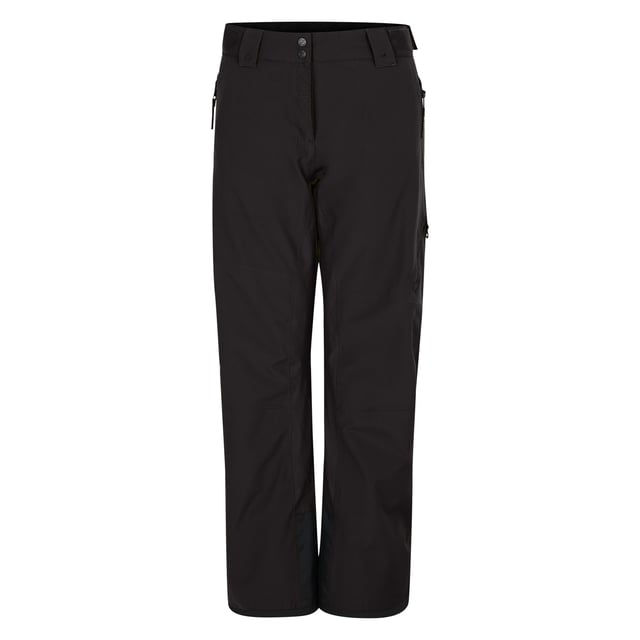 100% Recycled Polyester. Fabric: Stretch. Pockets: 2 Back Pockets, Zip, 2 Side Pockets, 1 Thigh Pocket. Waistline: Adjustable. Fabric Technology: AEP Kinematics, ARED 20/30, Breathable, DWR Finish, Thermal, Waterproof. Articulated Knee, Rear Zip, Snow Gaiters, Taped Seams. Fastening: Button, Zip. Sustainability: Made from Recycled Materials. Design: Plain. Lining: Stretch.