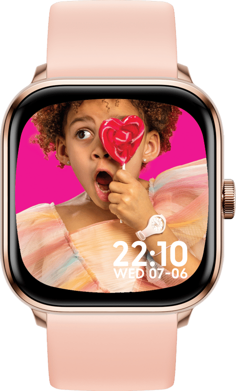This Ice Watch Ice Smart 2.0 - Rose-gold - Nude - 1.7 Amoled Digital Watch for Unisex is the perfect timepiece to wear or to gift. It's Rose Gold  Square case combined with the comfortable Pink Silicone watch band will ensure you enjoy this stunning timepiece without any compromise. Operated by a high quality Quartz movement and water resistant to 5 bars, your watch will keep ticking. Add a touch of softness to your wrist with the ICE smart 2.0 square pink-gold/nude. Featuring a 1.7" AMOLED display, this watch combines elegance and functionality. This Digital watch has a calendar function: Day-Date , Bluetooth , Stop Watch , Timer , Heart rate monitor and Alarm High quality 20 cm length and 19 mm width Pink Silicone strap with a Buckle Case measurement: 36 X 36 mm,case thickness: 12 mm, case colour: Rose Gold and dial colour: Multicolour