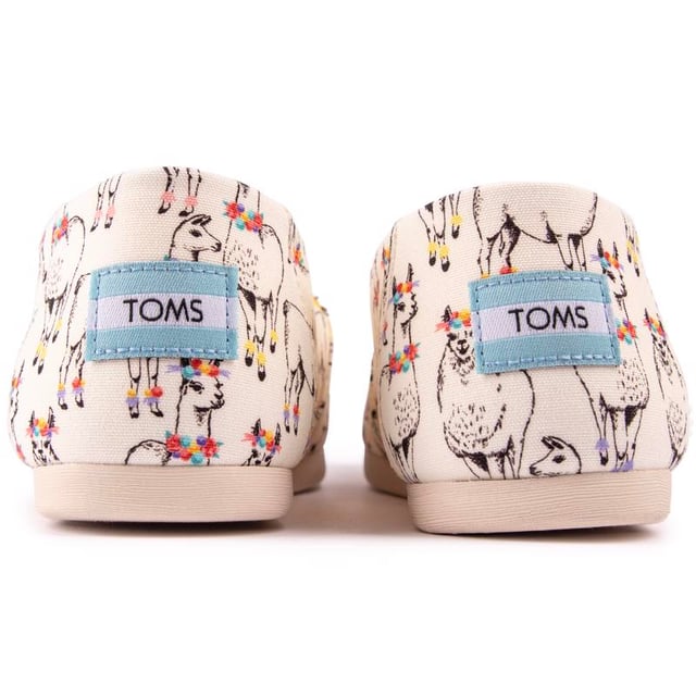 Toms llama shoes top