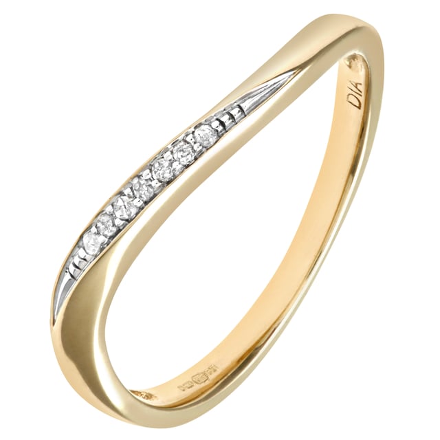 9K (375) White Gold: 2.1gr; # Diamond: 0.03ct