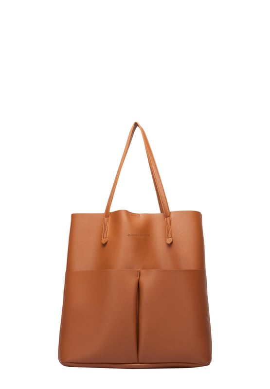 Claudia canova unlined store pocket shopper bag