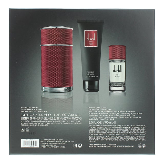 Alfred Dunhill Icon Racing Eau de Parfum 100ml 30ml Shower Gel 90ml Set