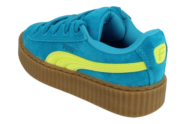 Puma Creeper Phatty Trainers 396403   - Spped Blue Lime Gum 02