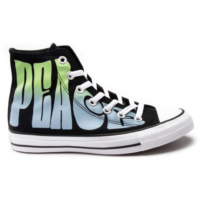 Nieuw van Converse is de collectie All Star Hi – give peace a chance.