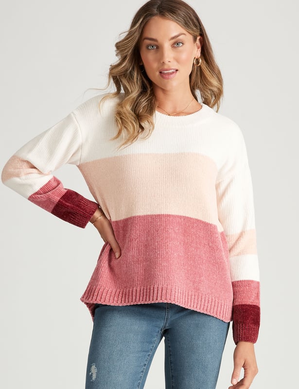 Long chenille jumper hotsell