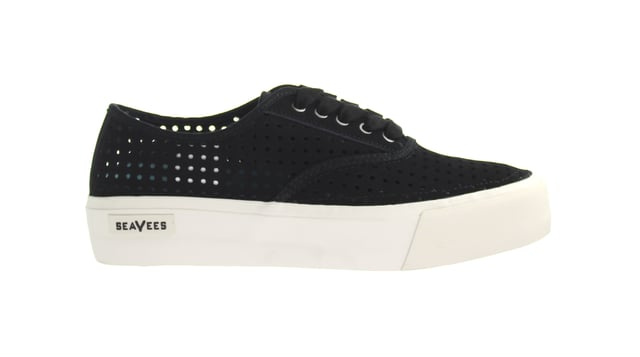 Seavees Legend Sneaker Platform Portal Black Womens Trainers