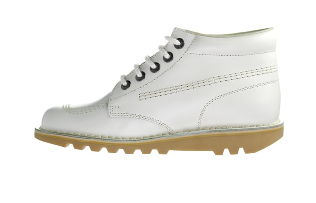 Kickers sales white boots