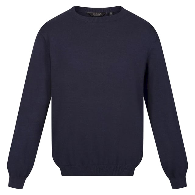 Material: 100% Cotton. Fabric: Jersey, Soft Touch. Design: Knitted. Hem: Ribbed. Neckline: Crew Neck, Ribbed. Sleeve-Type: Long-Sleeved. Cuff: Ribbed. Fastening: Pull Over. Sustainability: Eco Friendly, Sustainable Materials.