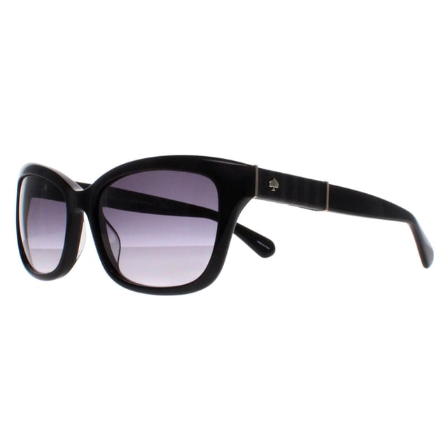 Las gafas de sol Kate Spade Cat Eye Womens Black Dark Grey Gradient Johanna 2/S tienen una elegante montura cat eye fabricada en acetato de alta calidad, lo que garantiza su durabilidad y un ajuste cómodo y ligero. Las lentes proporcionan una excelente protección UV, protegiendo eficazmente tus ojos de los dañinos rayos del sol y manteniendo una visión clara y nítida.