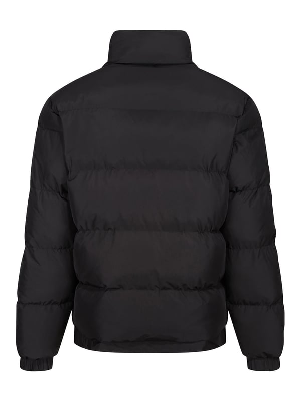 Hit the city streets in style thanks to this puffer jacket from LA brand Modern Amusement. Perfect for keeping you warm on those chiller days, it's crafted from a durable fabric and comes equipped with a high funnel neck, adjustable hem and elasticated cuffs which promises to keep you cosy and protected from the elements. It is completed with the Modern Amusement text printed down the right sleeve and the brand's iconic crow embroidery on the left chest. Iconic Modern Amusement crow embroidery. Iconic Modern Amusement multi coloured trim tape. Modern Amusement printed text down the right sleeve. Adjustable hem. Elasticated cuffs.