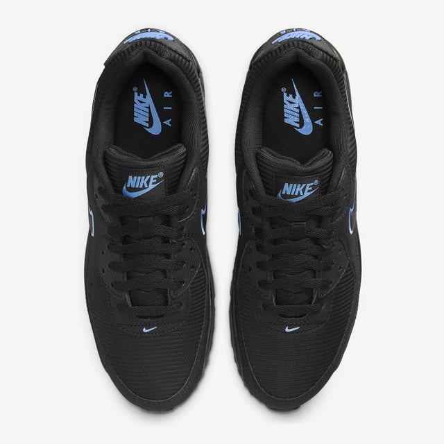 Nike Air Max 90 Trainers Black University Blue