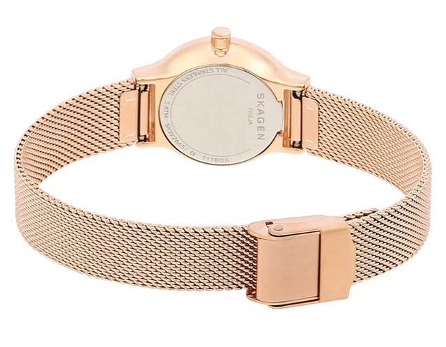 Skagen freja rose gold sale watch