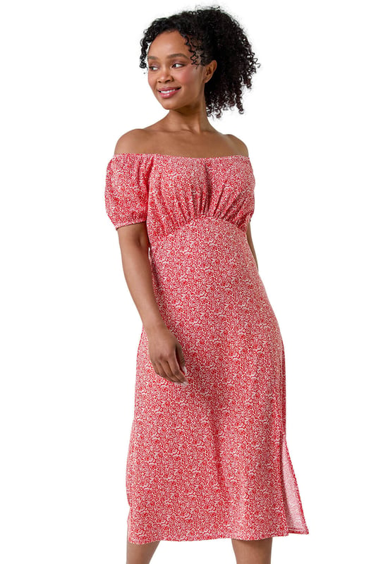sachin and babi light blue dress WAL G PETITE FLORIN ROSE MIDI - Cocktail dress / Party dress -  black/pink/black main image 0