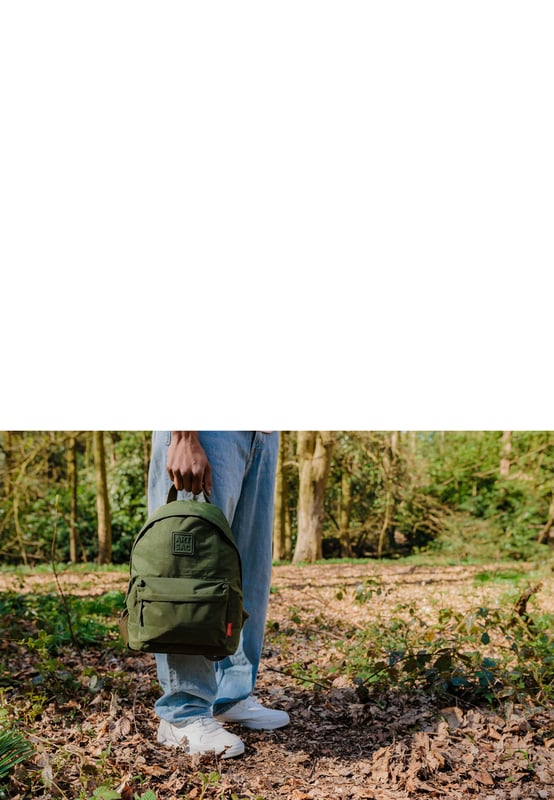 A medium-sized backpack made in crushed nylon fabric. This practical everyday backpack has plenty of space and multiple pockets for you to organise your essentials. Its lightweight and stylish design will complement any outfit. Ideal for heading to school, daily commuting or a weekend away. Features: , Artsac rubberised patch logo, Twin strap backpack, Adjustable shoulder straps, Zip top opening, External front zip pocket, Internal zip and slip pockets, Splash proof nylon fabric Style Ref: 50294 KHAKI