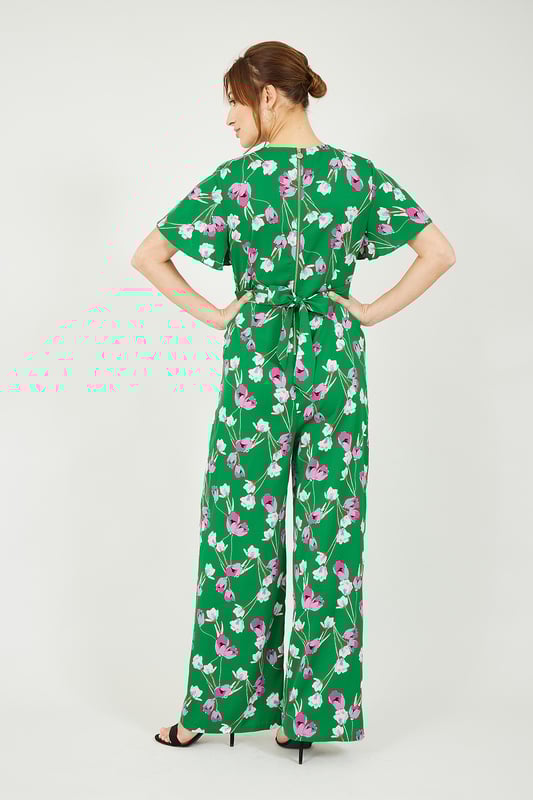 Yumi floral jumpsuit top
