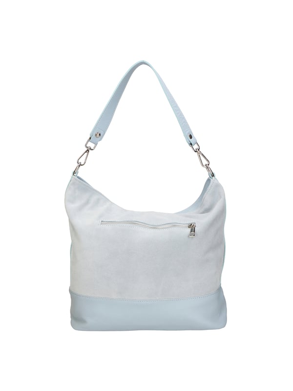 Mini bolso de mano para mujer, con compartimento único en piel de vacuno dólar con bandolera de cadena. Producto artesanal italiano en piel genuina dólar. Hecho en Italia.