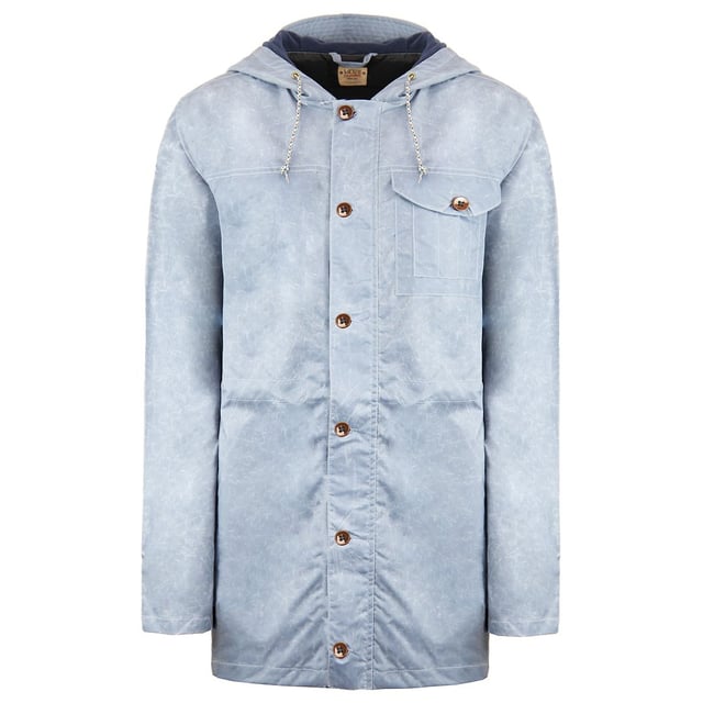 Vans fuera de la pared OTW Mens Parka Parka Winter Chaqueta de invierno Azul polvo 3L2HKC X16B