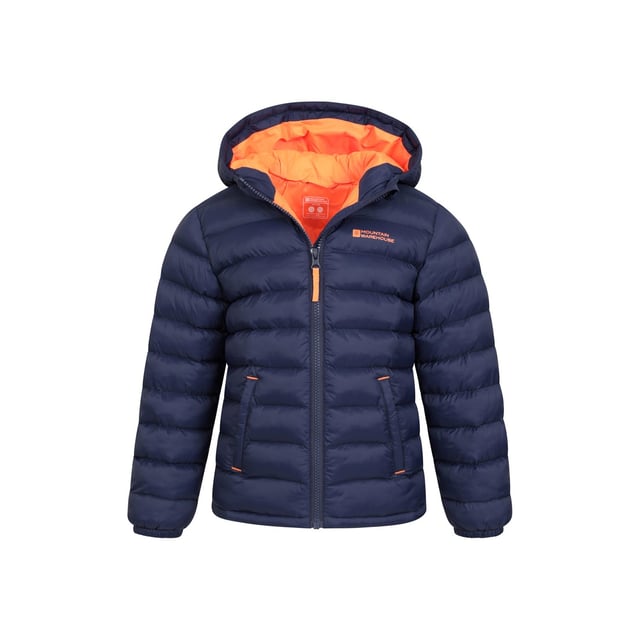 Outer Materials: 100% Polyamide. Lining Material: 100% Polyester. Filling Material: 100% Polyester. Filling: Microfibre. Design: Logo, Quilted. Fabric Technology: DWR Finish, Water Resistant. Cuff: Elasticated. Neckline: Hooded. Sleeve-Type: Long-Sleeved. Hood Features: Grown On Hood. Pockets: 2 Side Pockets. Fastening: Full Zip.