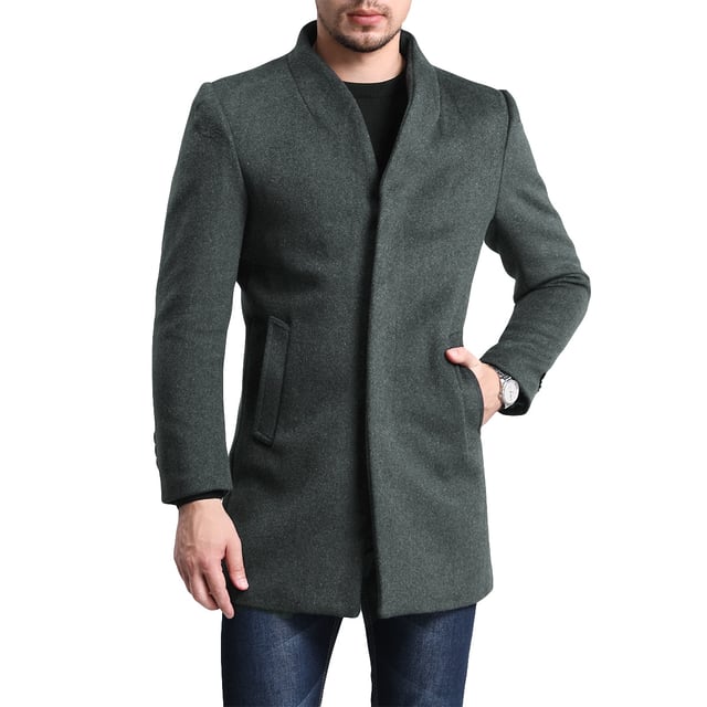 [Materialpflege] HOCHWERTIGES MATERIAL – 50 % Wolle, 50 % Polyester. Es ist bequem, atmungsaktiv, weicher, glatter, leichter zu waschen und behält die Form. Es atmet frei und nimmt Schweiß auf. WASCHEN – Chemische Reinigung wird empfohlen; Handwäsche ist möglich, jedoch mit kaltem Wasser. VIELSEITIGER ANLASS – Es eignet sich für viele Anlässe, wie den Alltag, Geschäftstreffen, modische Partys, jeden großen Feiertag usw. [Paket] 1 * Mantel