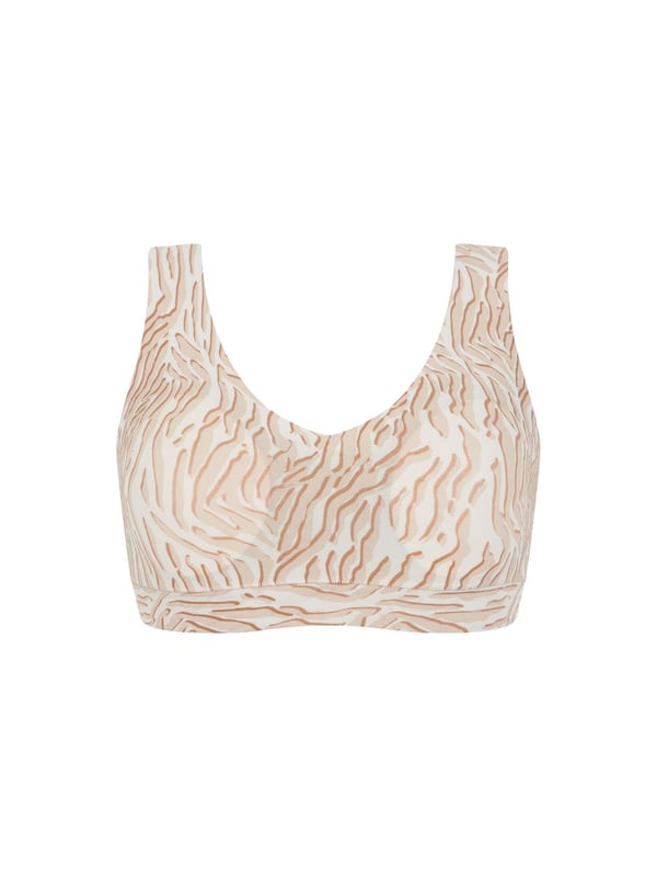 Chantelle SoftStretch Padded Bralette Top. With wide straps, V-shaped neckline and non-removable pads. Seamless construction and fully lined. Product is made of Nylon, Elastane, Polyester and is recommended hand-wash only.