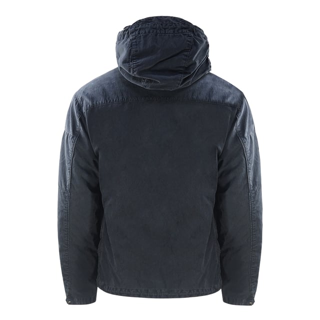 C.P. Company 50 Fili Rubber Hooded Total Eclipse Jacket. Stay warm throughout fall and winter with C.P. Company Coat. Built and designed with comfortable pockets and logo on the Sleeve, this jacket is equipped to withstand the elements. Brave the outdoors in style and confidence with this sturdy and fashionable jacket!. Branded Lens Badge, 100% Cotton, Filling: 100% Polamide. Hooded Jacket, Coat, 100% Polurethane Resin Coating, Detachable Inner Jacket. Regular Fit, Fits True To Size, Inner jacket. Style Code: 13CMOW256A 005966G 888
