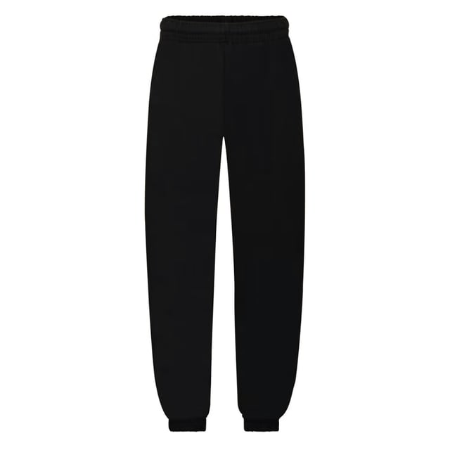 Elastischer Bund mit Kordel. Seitentaschen. Elastische Bündchen. Material 70% Polyester 30% Baumwolle. Stärke 280 gsm. Größe (Bund) 5/6 Jahre (61 cm), 7/8 Jahre (66 cm), 9/11 Jahre (71 cm), 12/13 Jahre (74 cm), 14/15 Jahre (76 cm).