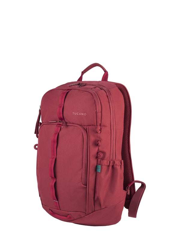 Unisex-Rucksack mit Reißverschluss. zwei offene Innentaschen. Zwei Frontreißverschlüsse und zwei offene Seitenreißverschlüsse. Außentaschen. fehlender Schultergurt.  Griff aus recyceltem Polyethylenterephthalat. ein Innenfach.  externes Material.  Innenraum aus recyceltem Polyethylenterephthalat. Maße: 28,5x45,5x13,5 cm. Modeprodukt