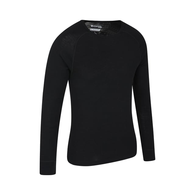 80% Merinowolle, 20% Polyester. Design: Einfarbig. Ärmel-Typ: Langärmelig. Ausschnitt: Runder Ausschnitt. Stoff-Technologie: Antibakteriell, Wärmerückhalt, Hohe Wärmeleistung, Isotherm, Feuchtigkeitsregulierung, Schnell trocknend.
