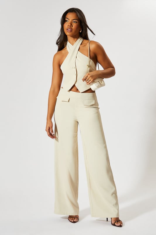 Tailored Halter Neck Waistcoat