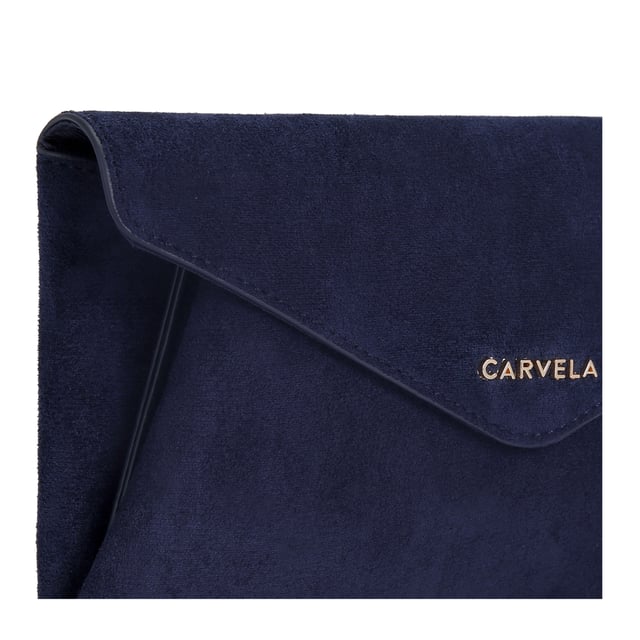Carvela Suedette Megan Envelope Clutch Bag