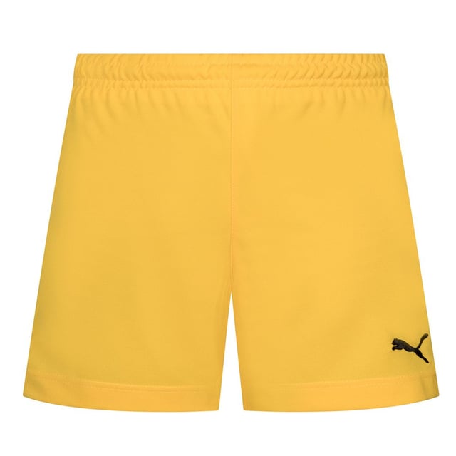 Puma Vencida Stretch Waist Yellow Kids Training Shorts 700266 07